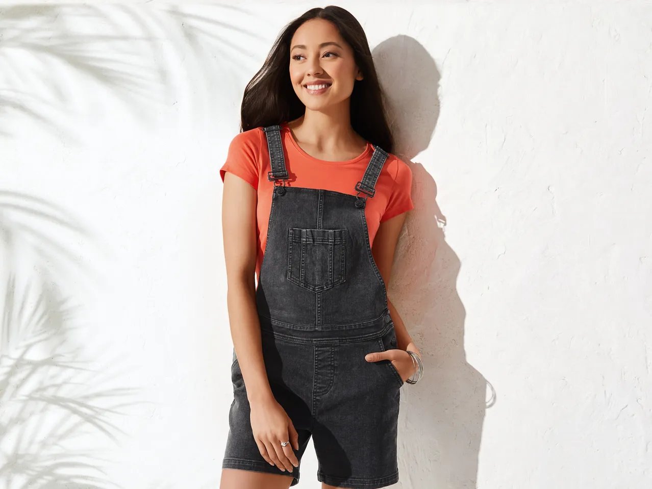 Salopette in jeans da donna