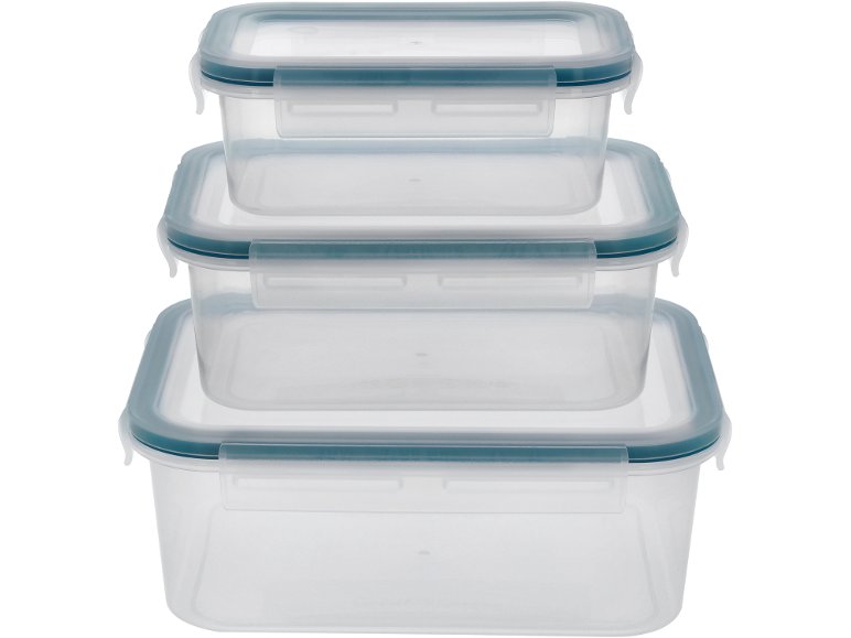Set contenitori salvafreschezza, 3 pezzi