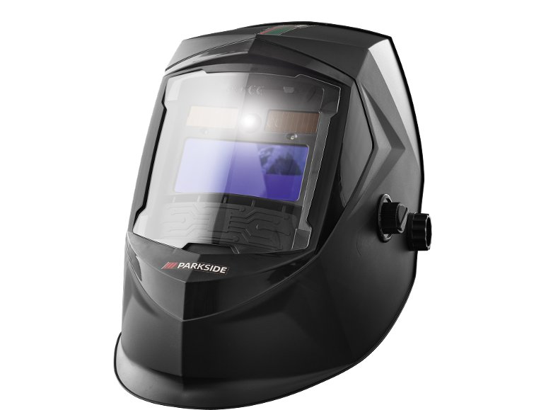 Maschera automatica da saldatore con LED