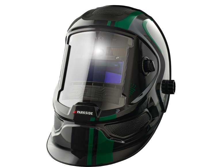Maschera automatica da saldatore con LED