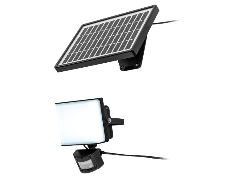 Faro LED ad energia solare con sensore di movimento