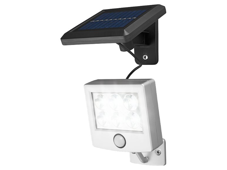 Faro LED ad energia solare con sensore di movimento