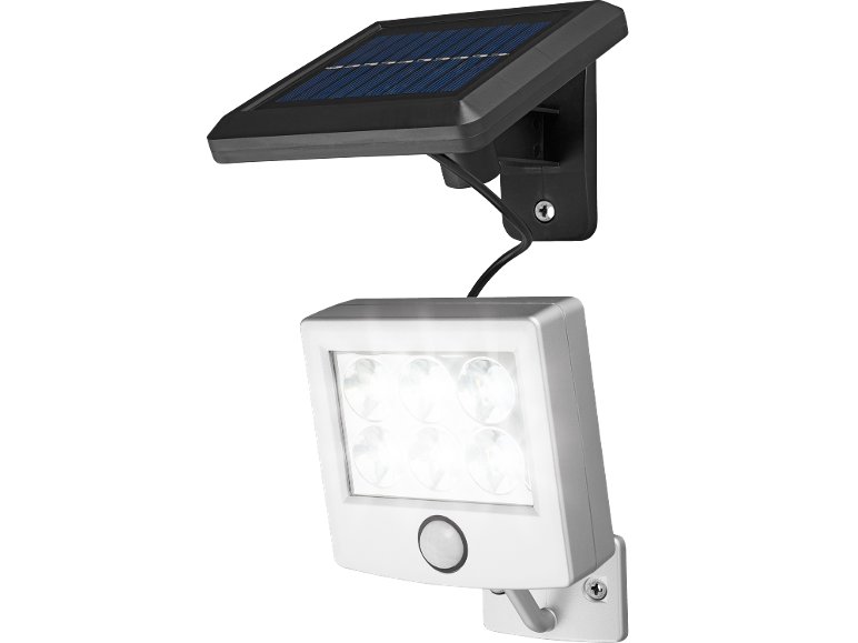 Faro LED ad energia solare con sensore di movimento