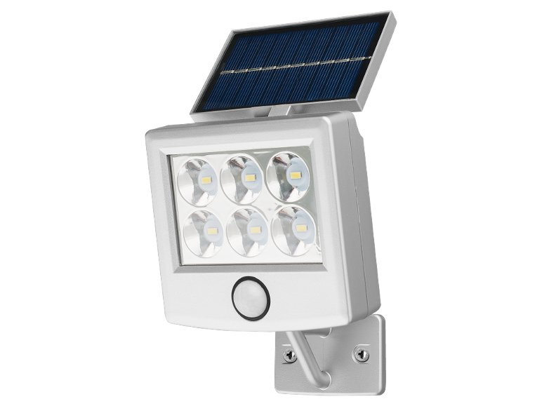 Faro LED ad energia solare con sensore di movimento