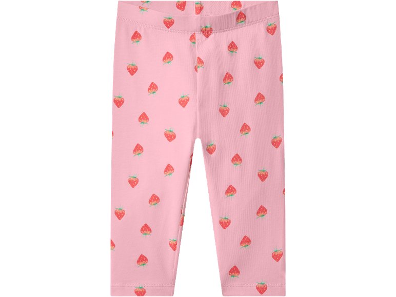 Leggings capri da bambina, 2 pezzi