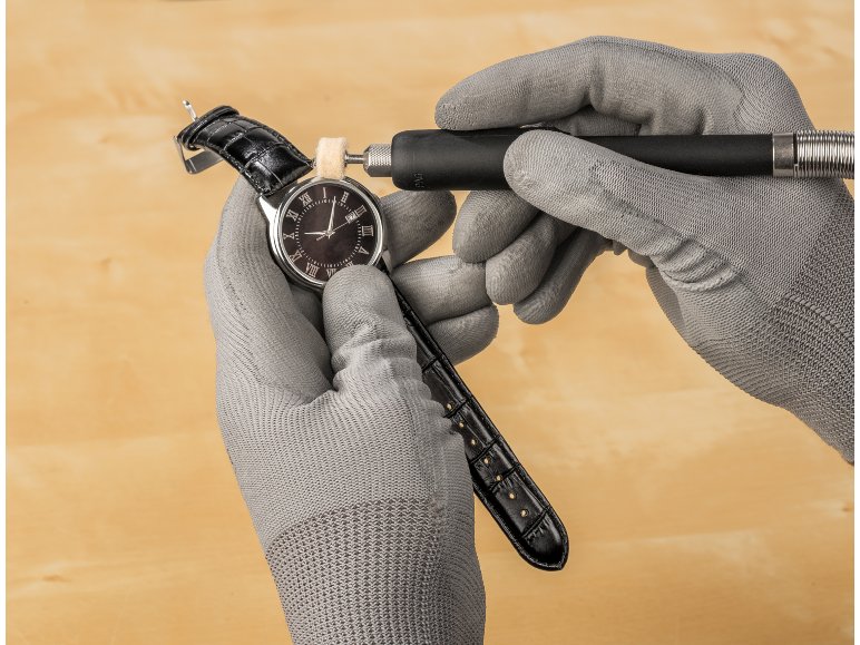 Smerigliatrice doppia con albero flessibile