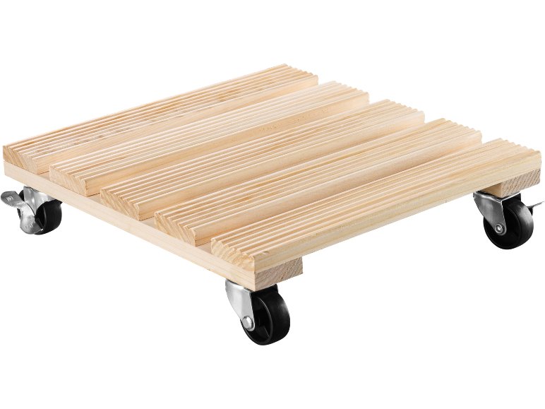 Portavaso con rotelle