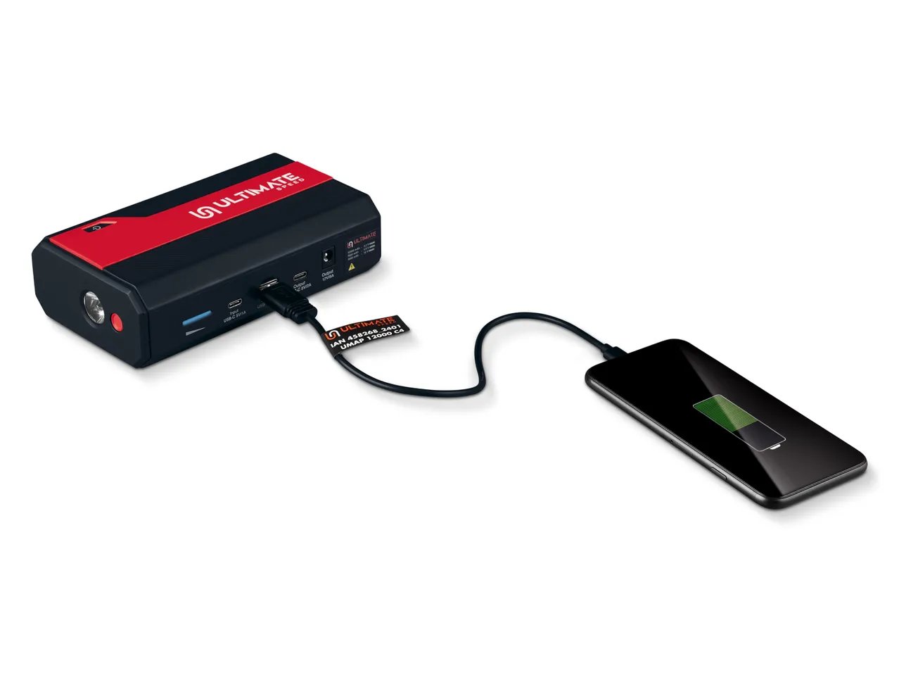 Ausilio portatile per avviamento auto con powerbank