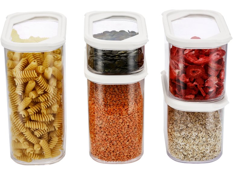 Set contenitori salvafreschezza, 5 pezzi