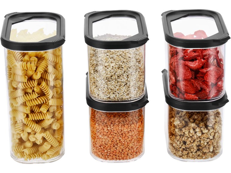 Set contenitori salvafreschezza, 5 pezzi