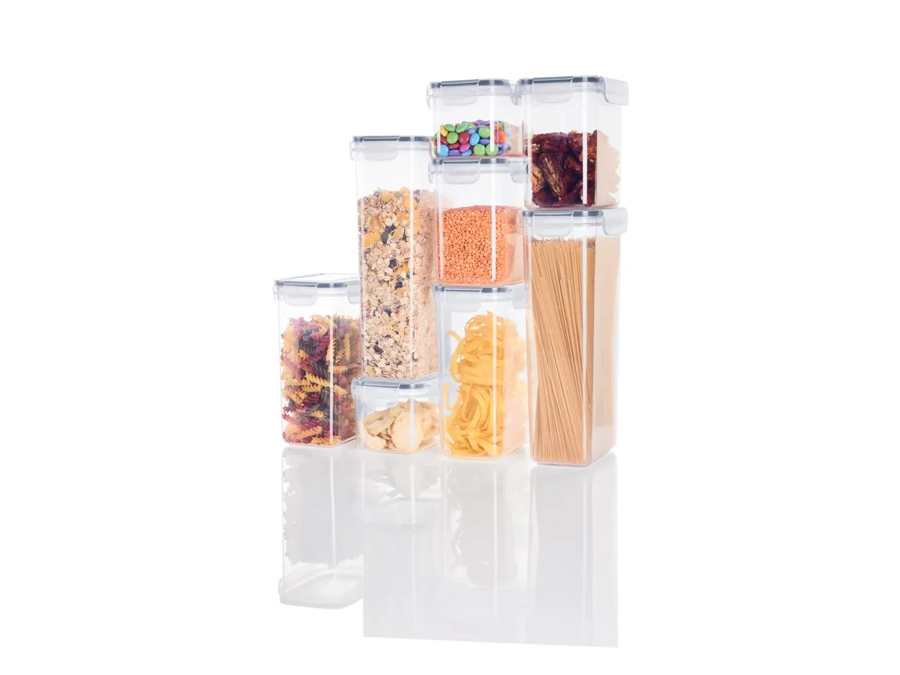 Set contenitori salvafreschezza, 8 pezzi
