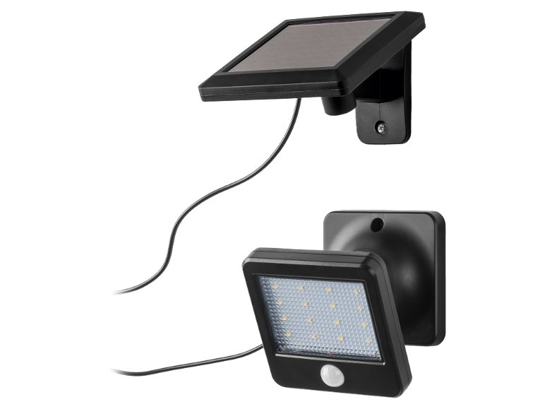 Faro LED a energia solare con sensore di movimento