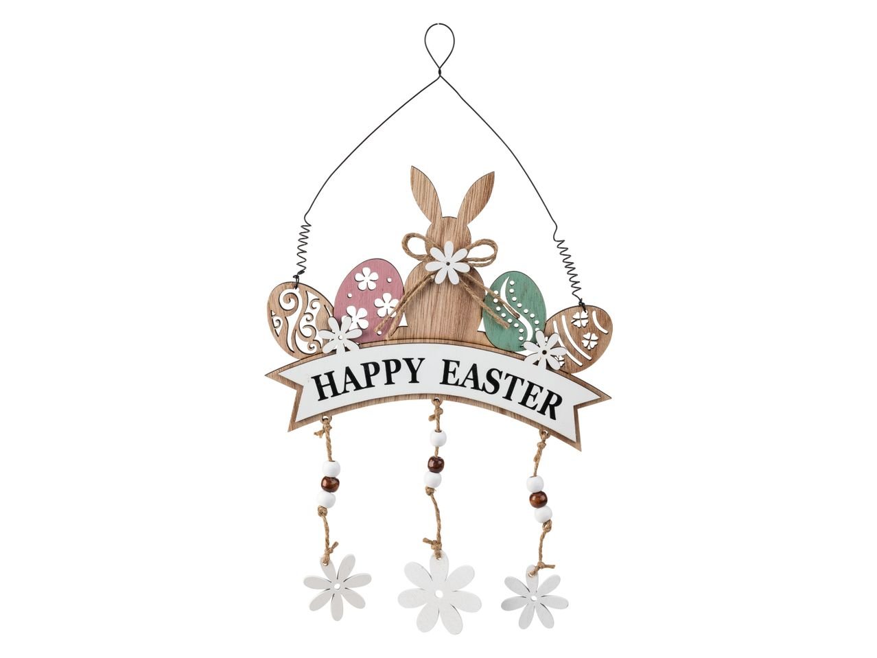Decorazioni pasquali in legno e feltro