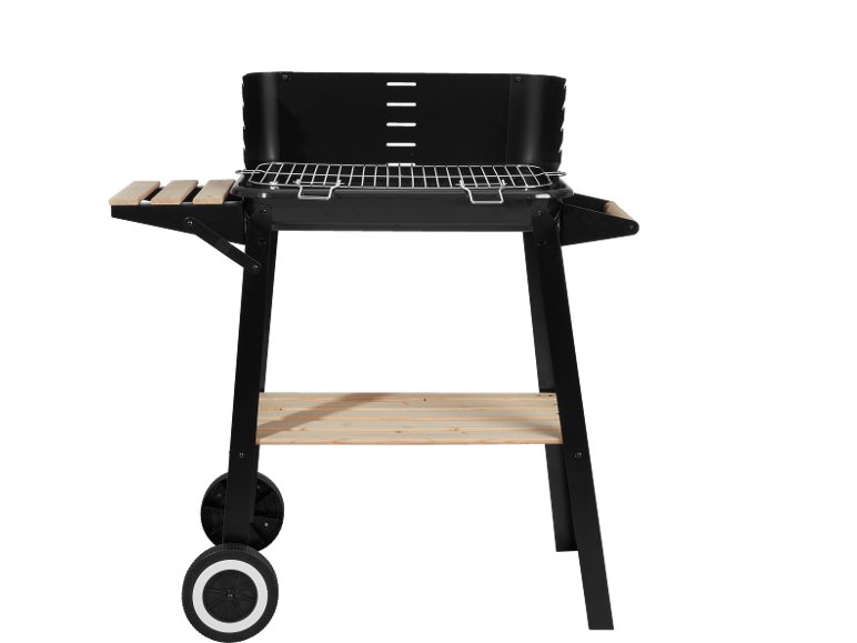 Barbecue con carrello