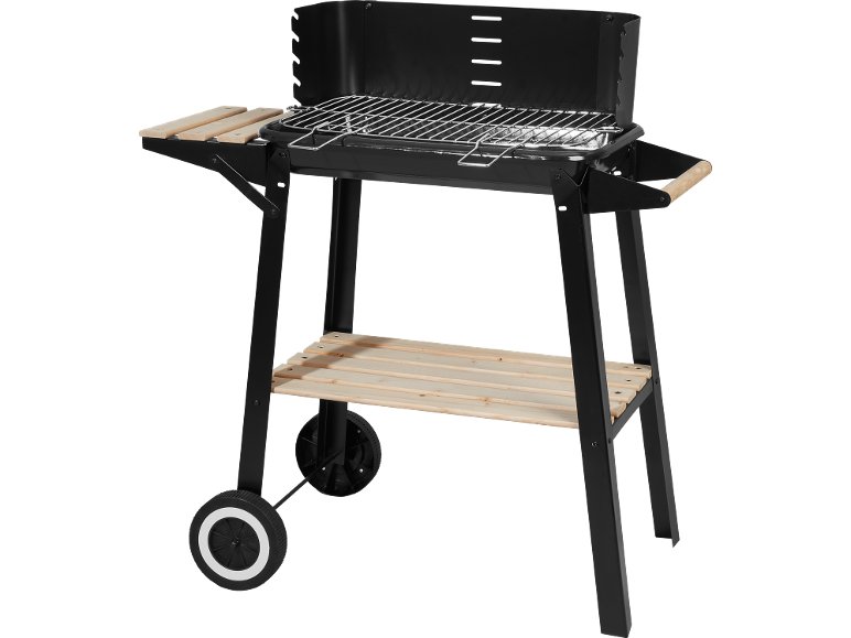 Barbecue con carrello