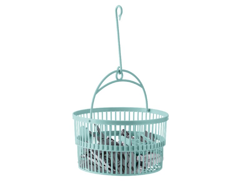 Set mollette per bucato o cestino telescopico con mollette